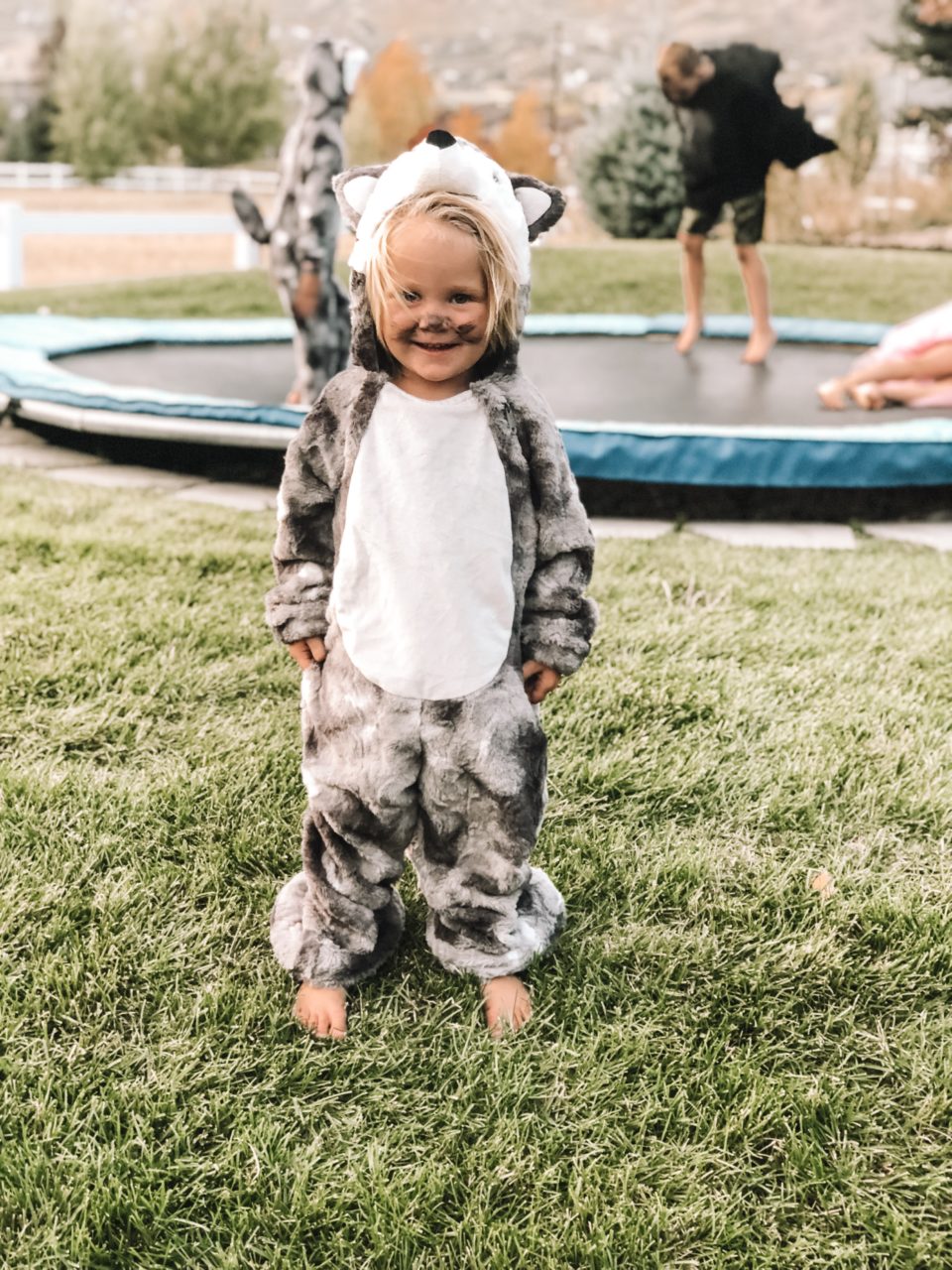 Jack in his wolf costume