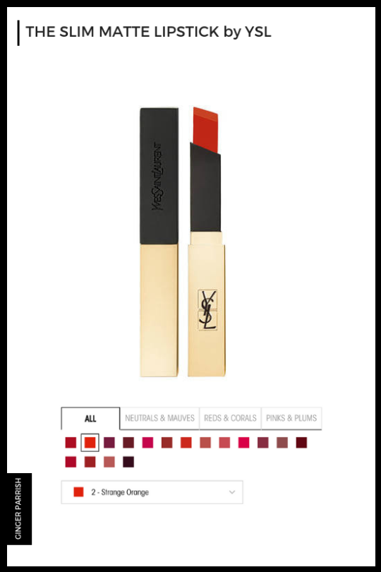 The Slim Matte Lipstick by YSL